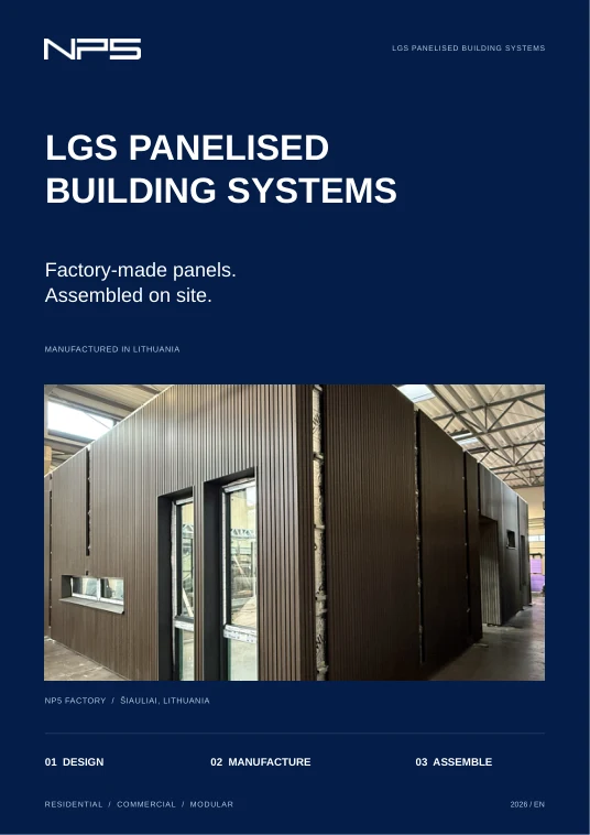 NP5 Building Systems actual catalogue cover