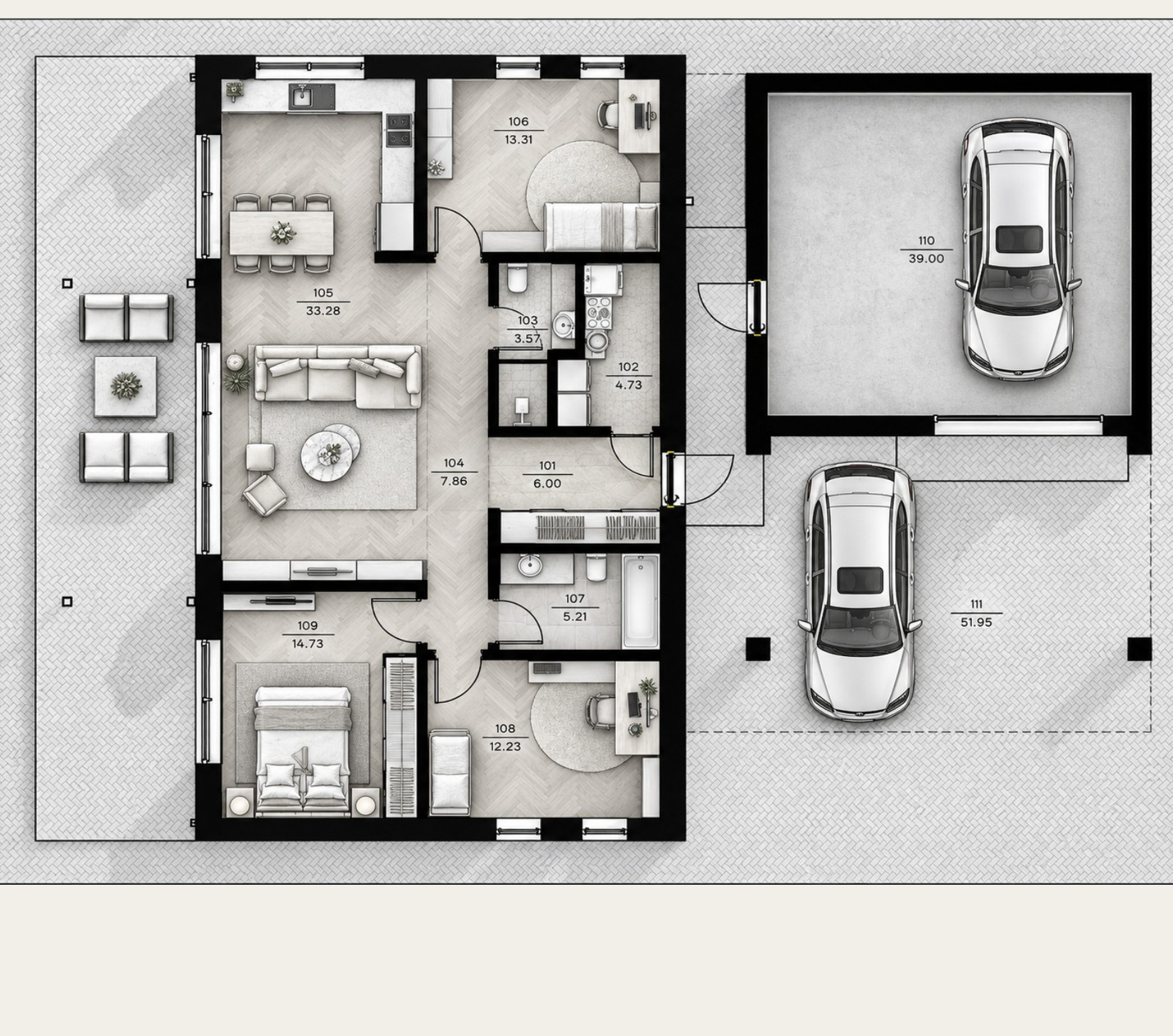 The Cupcake 100 - original reference floor plan