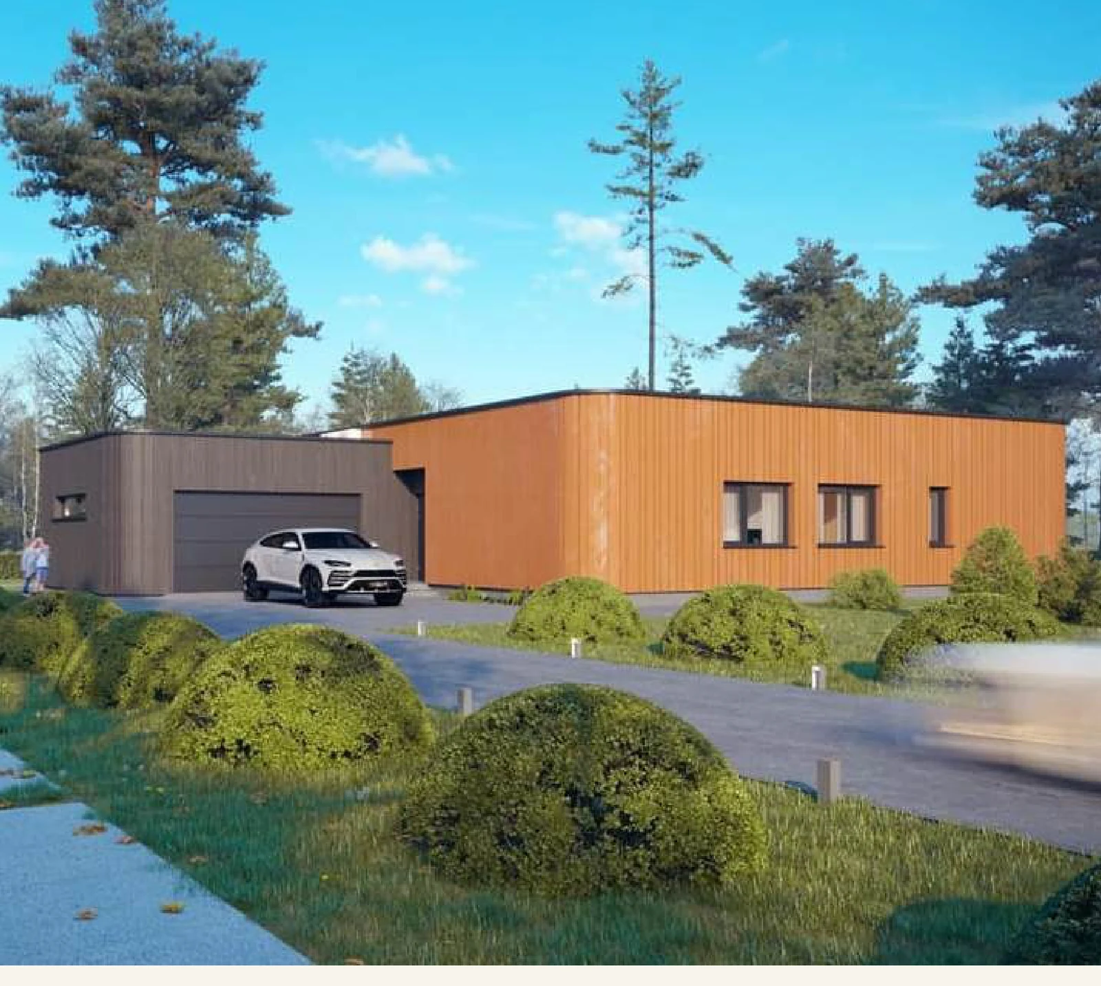 The Rusty Box architectural house concept by NP5